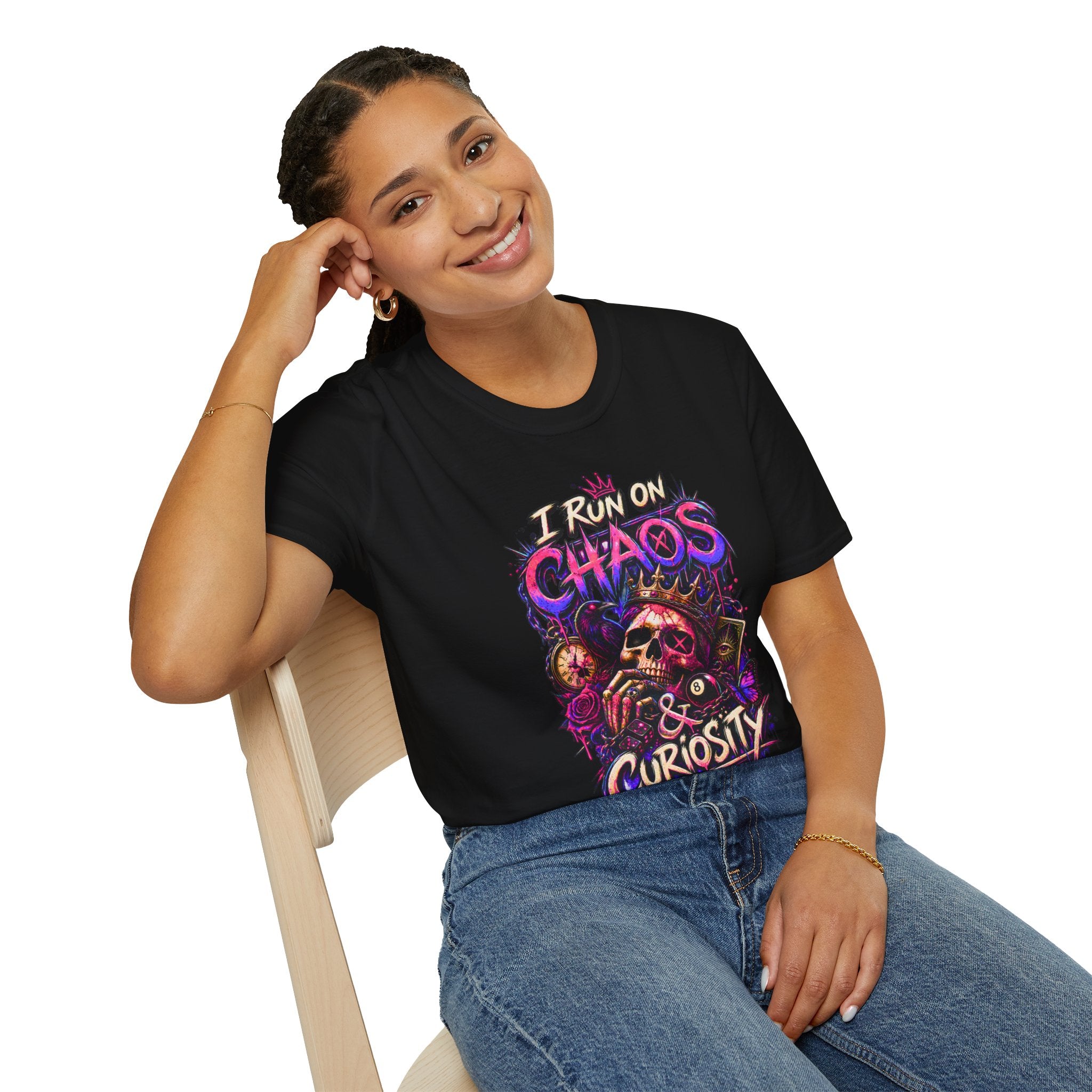 I Run On Chaos & Curiosity T-Shirt