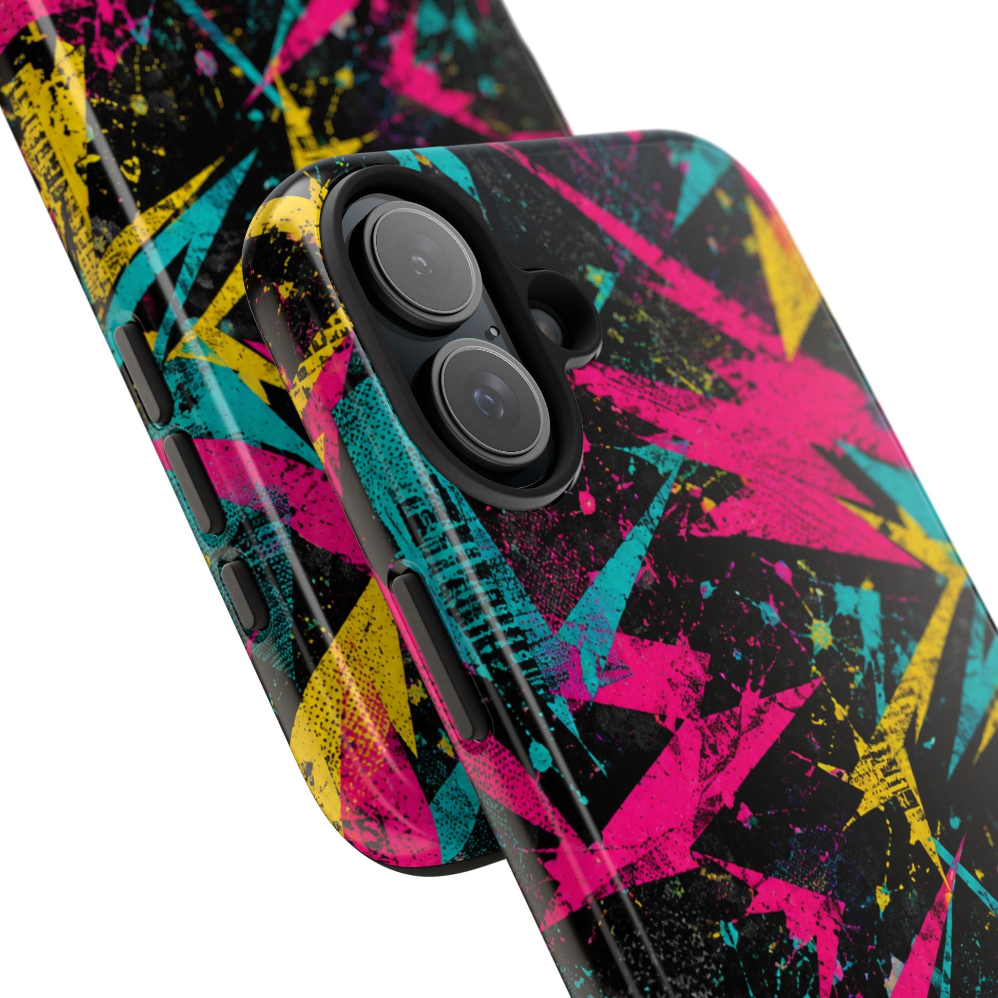 Abstract Neon Splash Tough Phone Case