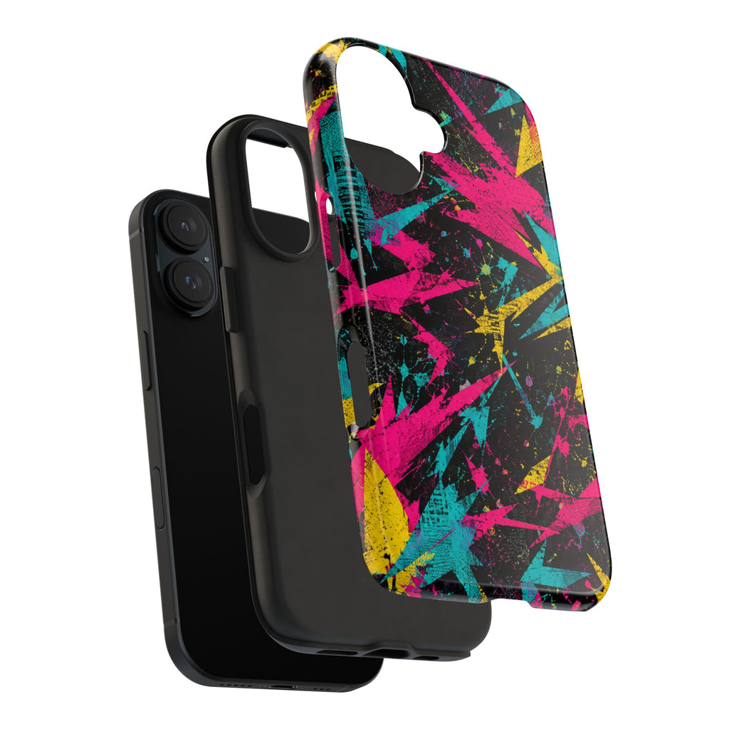 Abstract Neon Splash Tough Phone Case