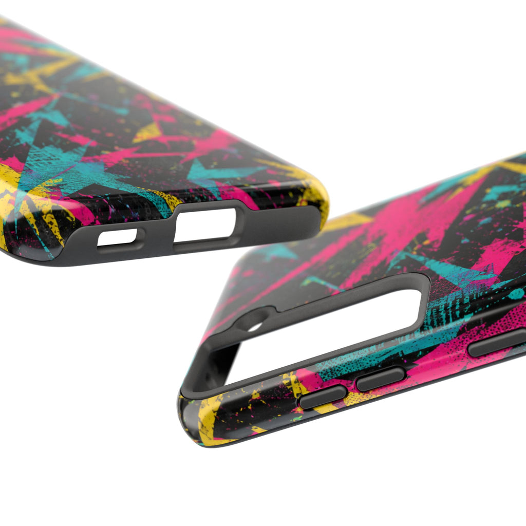 Abstract Neon Splash Tough Phone Case