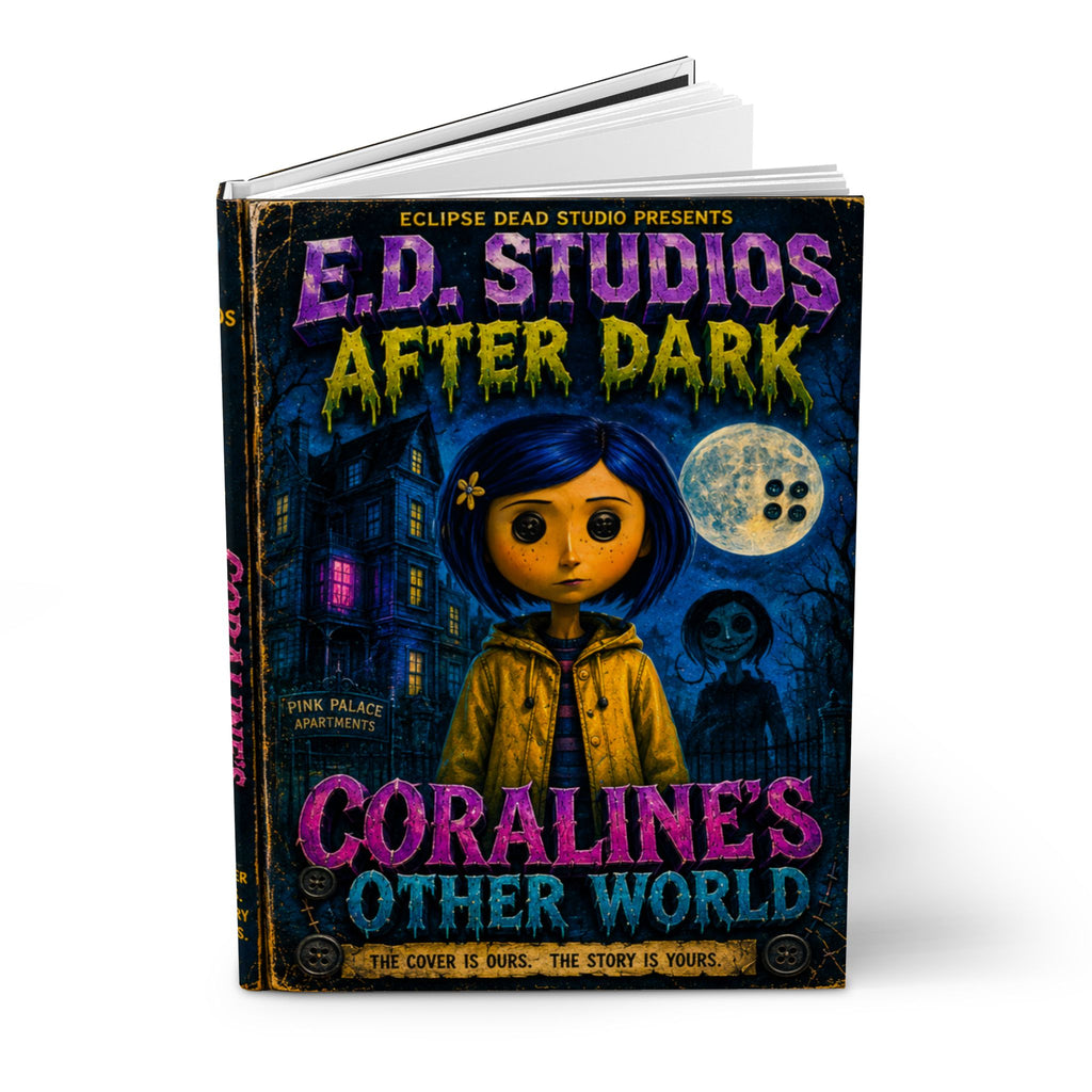 Coraline’s Other World Hardcover Journal — Gothic Storybook Notebook