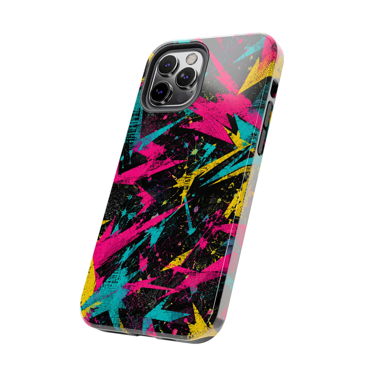 Abstract Neon Splash Tough Phone Case