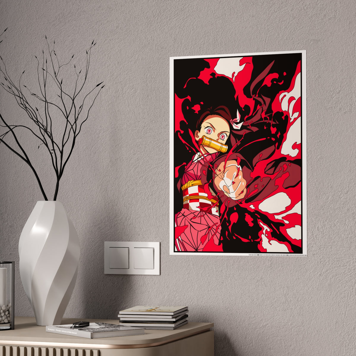 Anime Demon Slayer Poster — Nezuko Kamado Gloss Print