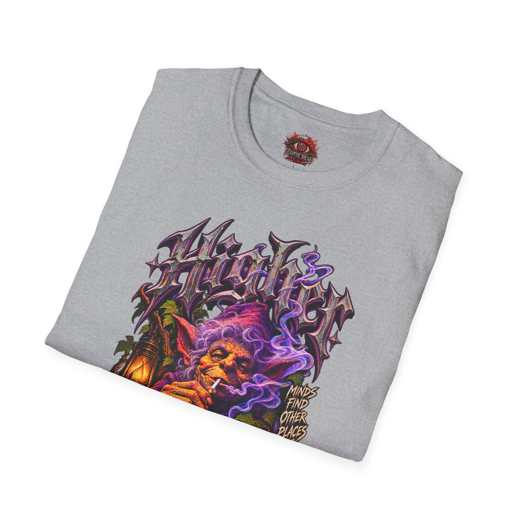 "Higher" Psychedelic Wizard T-Shirt Mystic Smoke