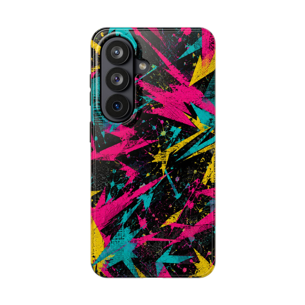Abstract Neon Splash Tough Phone Case
