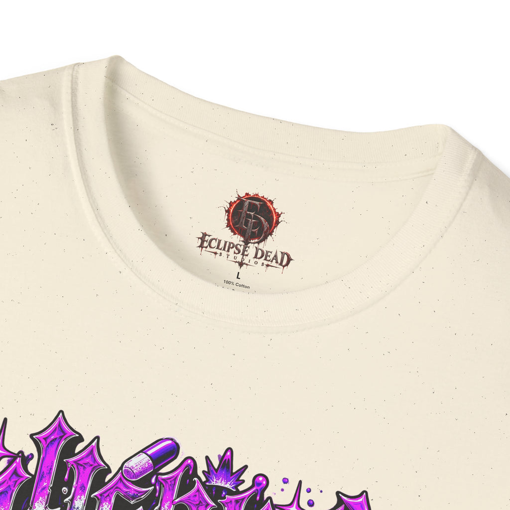 Skull Alchemist T-Shirt — Purple Gothic Potion Graphic Tee