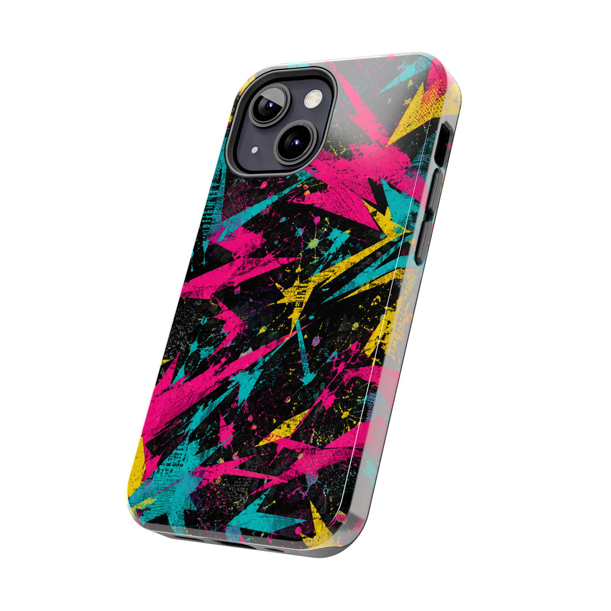 Abstract Neon Splash Tough Phone Case