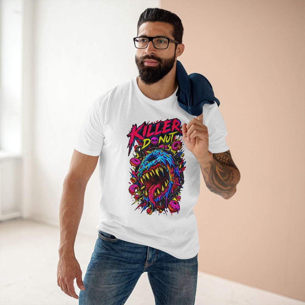 Killer Donut Graphic Tee — Neon Monster Skate Punk T-Shirt