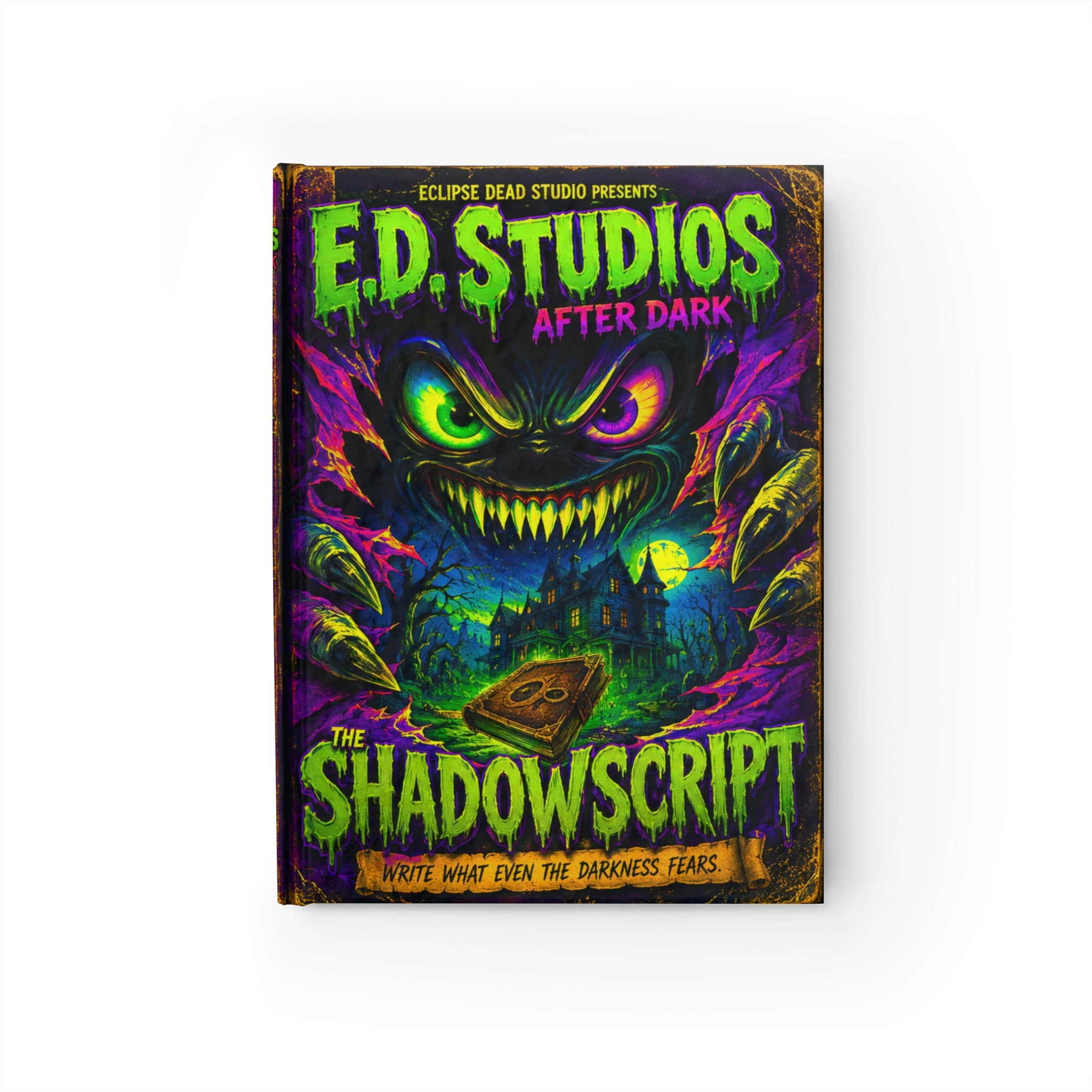 Shadowscript horror journal | Ruled notebook