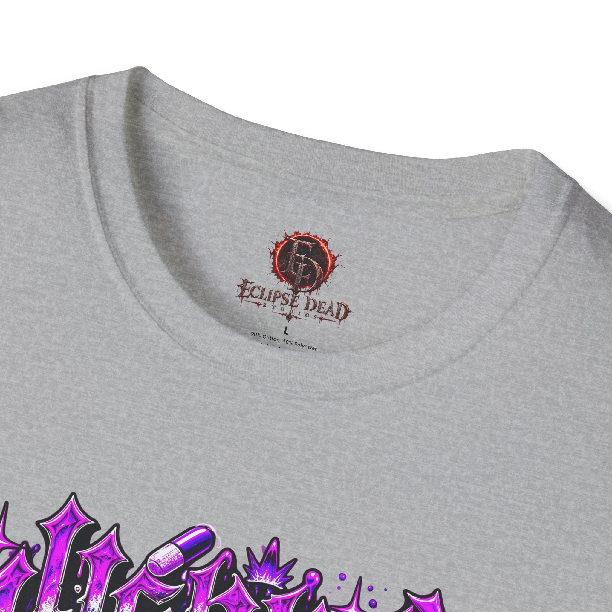 Skull Alchemist T-Shirt — Purple Gothic Potion Graphic Tee