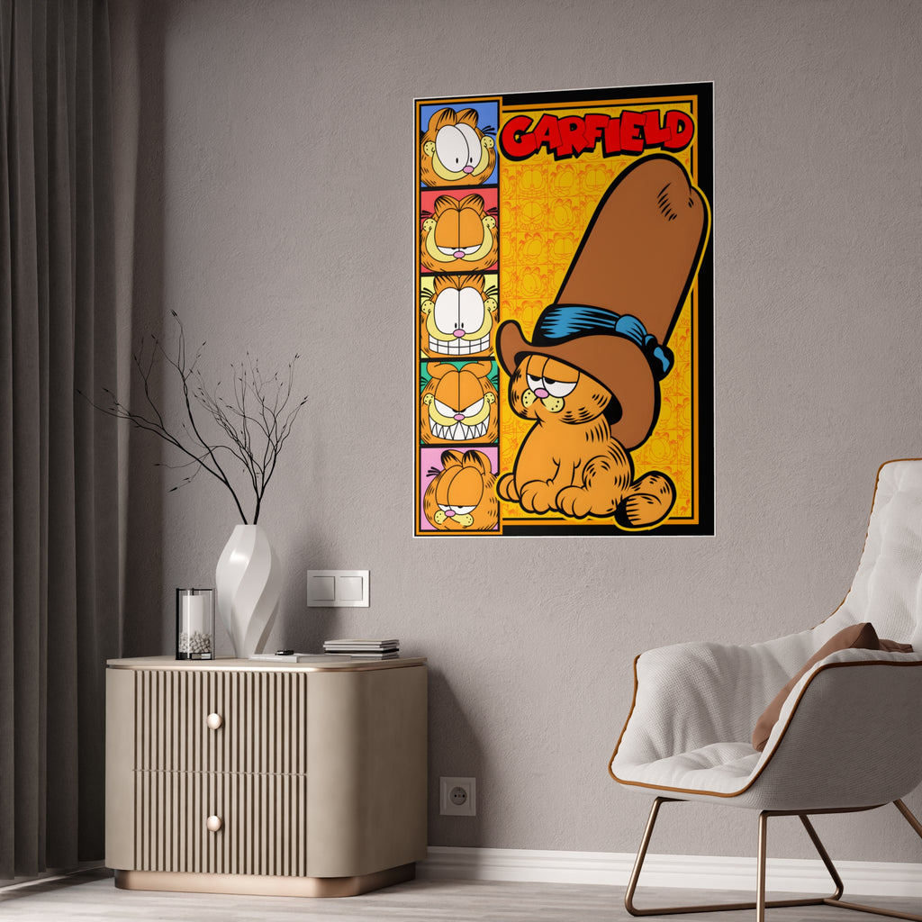 Poster — Garfield Retro Pop Art Gloss Poster