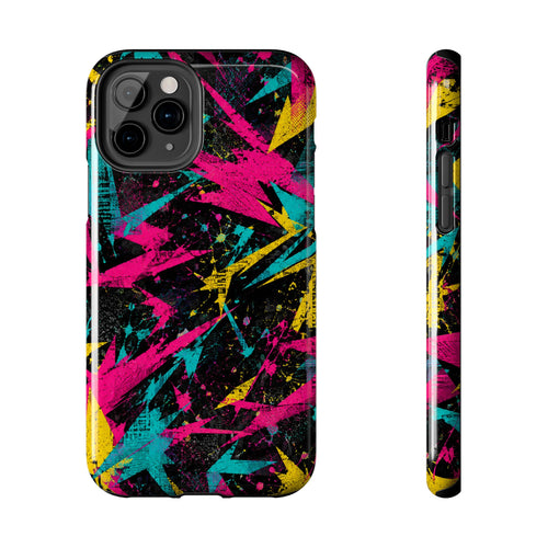 Abstract Neon Splash Tough Phone Case