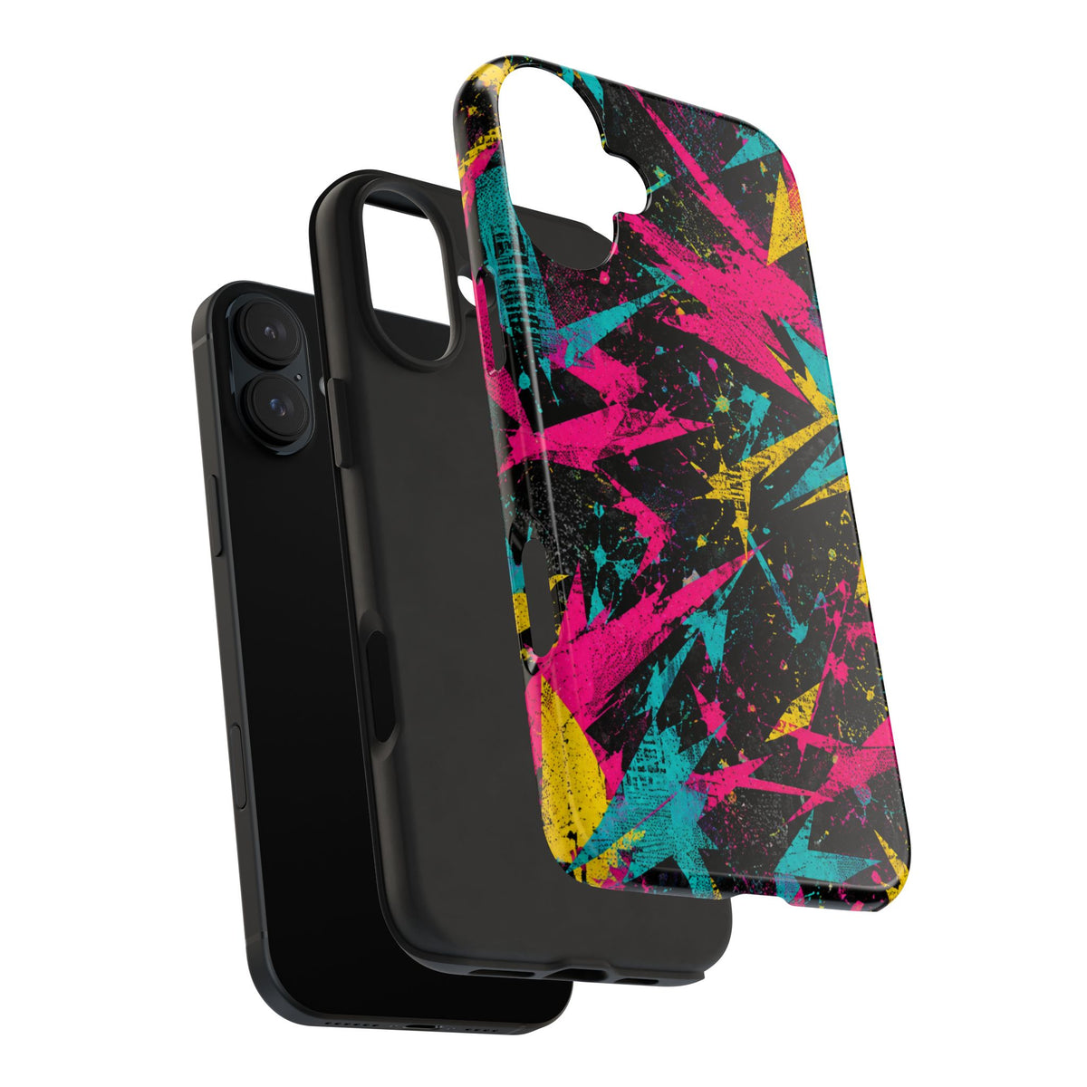 Abstract Neon Splash Tough Phone Case