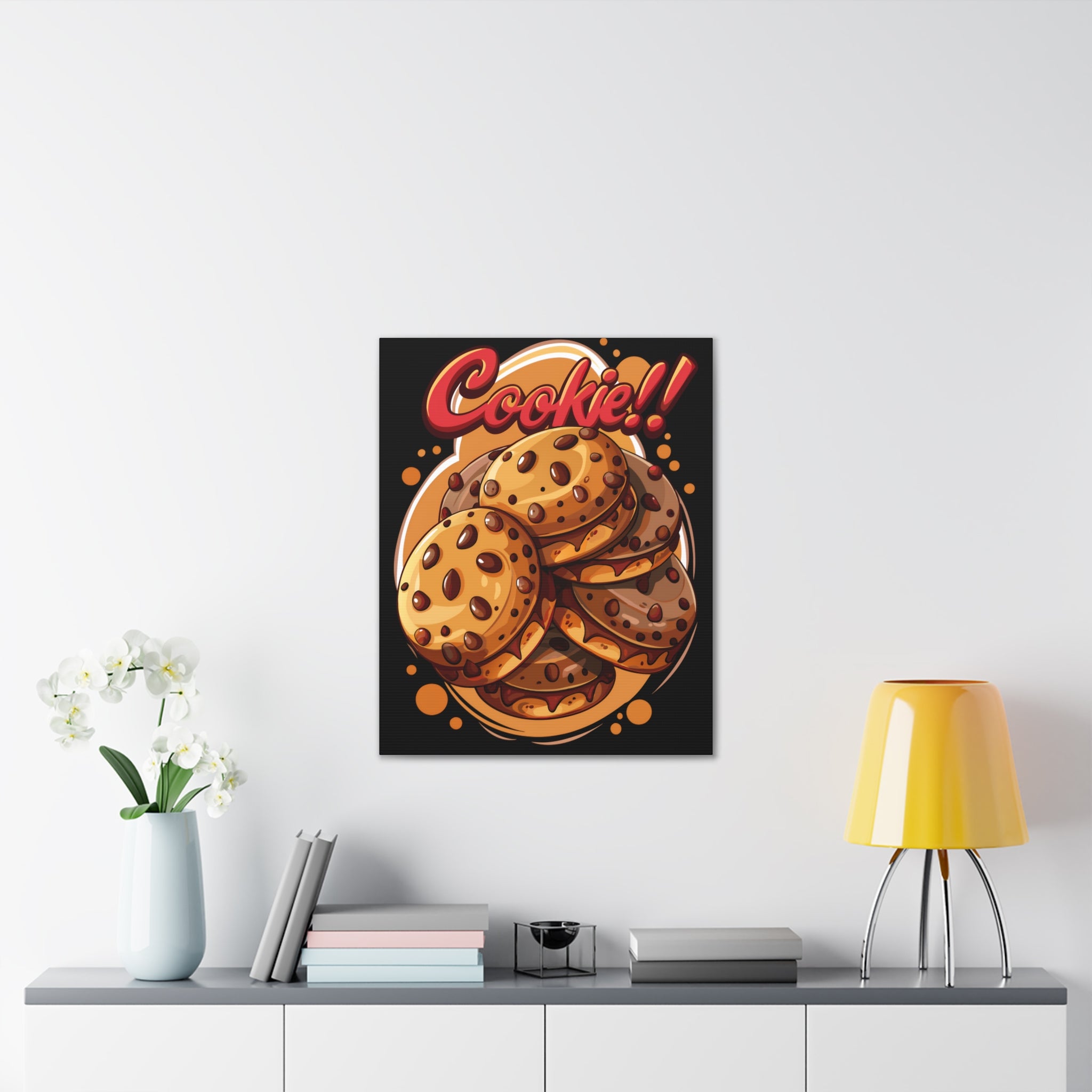 Cookie!! Chocolate Chip Poster Canvas