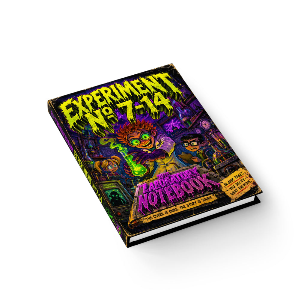 Experiment No. 7-14 Laboratory Notebook — Ruled Journal for Kids & Sci‑Fi Fans
