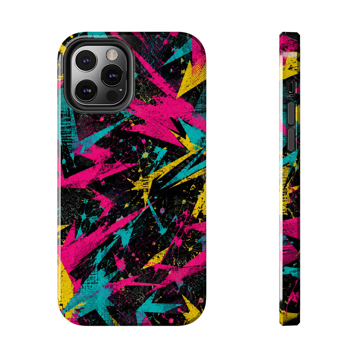 Abstract Neon Splash Tough Phone Case