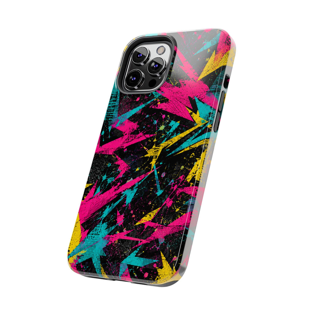Abstract Neon Splash Tough Phone Case