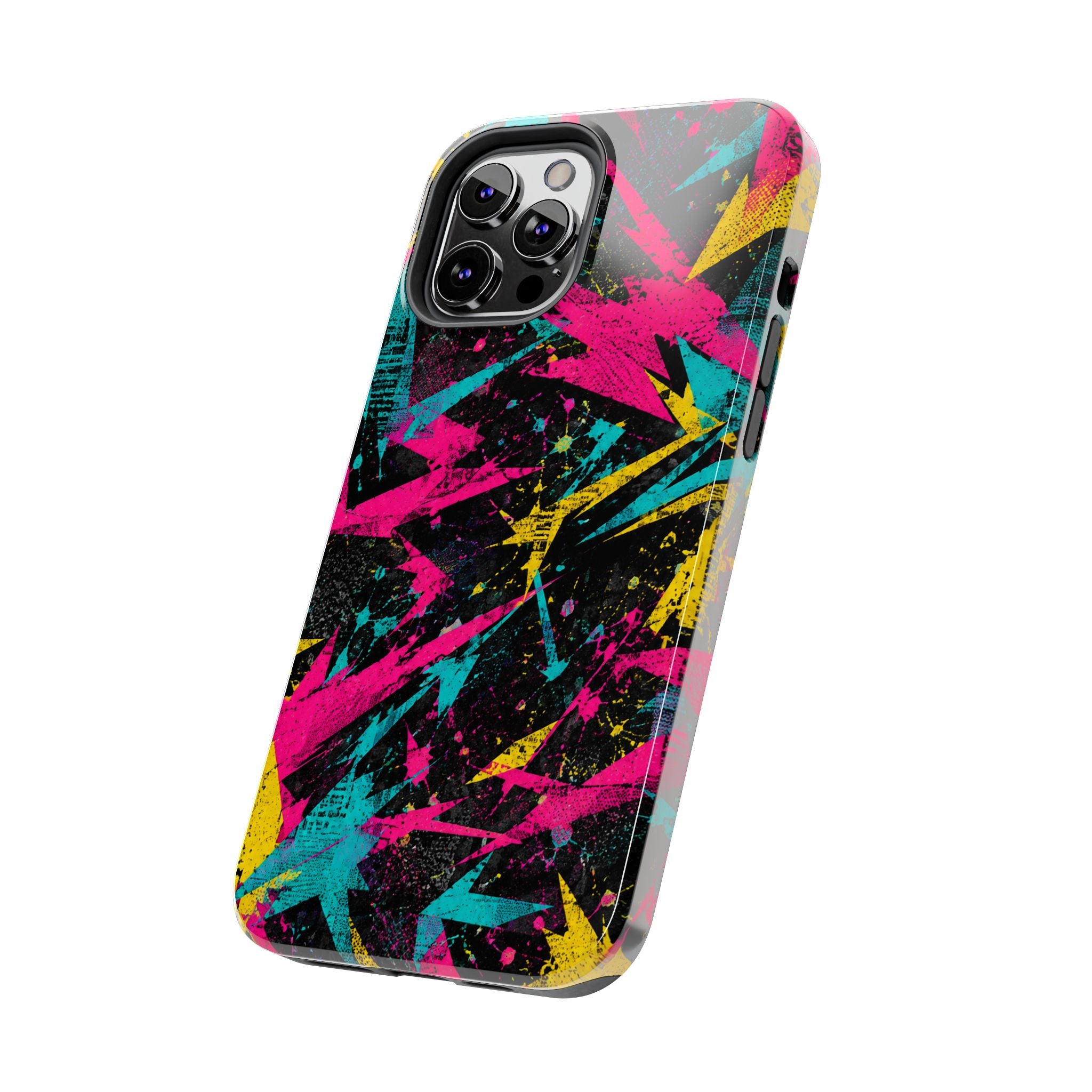 Abstract Neon Splash Tough Phone Case