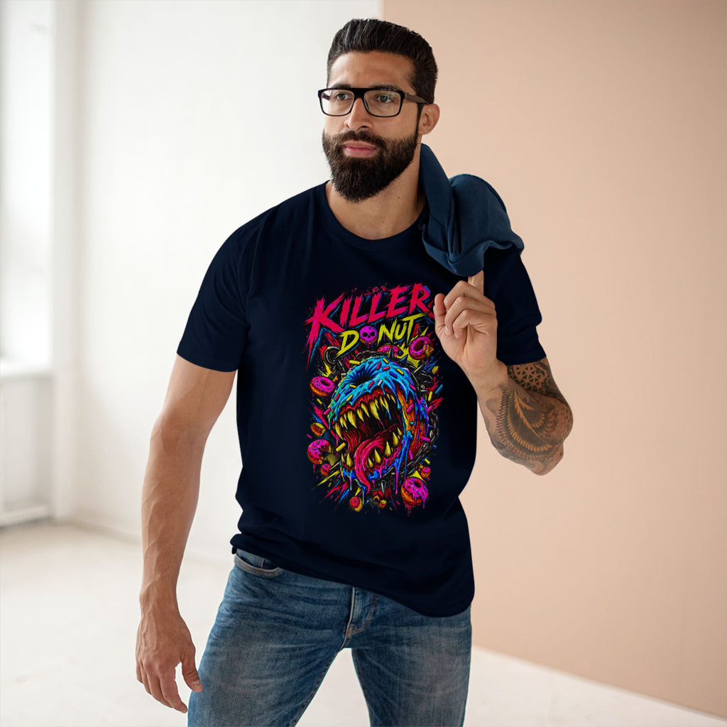 Killer Donut Graphic Tee — Neon Monster Skate Punk T-Shirt