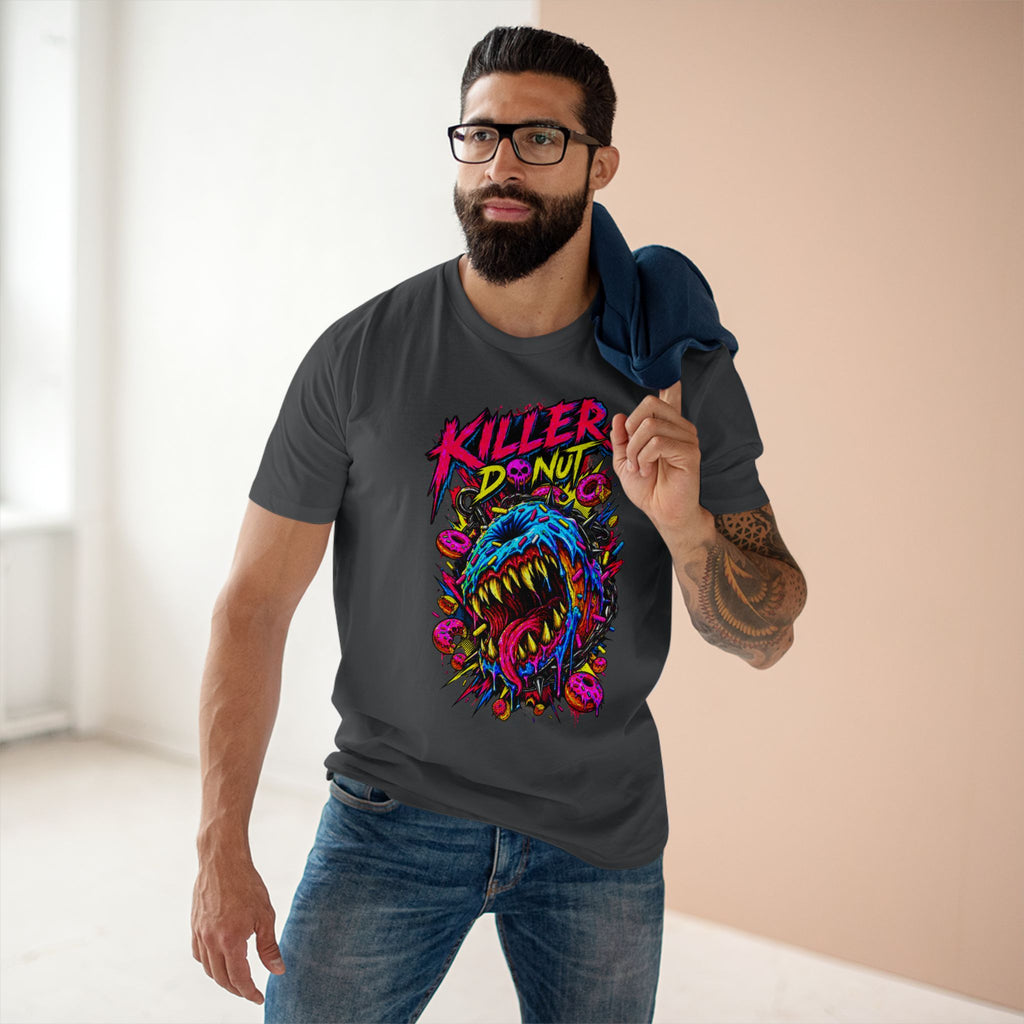 Killer Donut Graphic Tee — Neon Monster Skate Punk T-Shirt