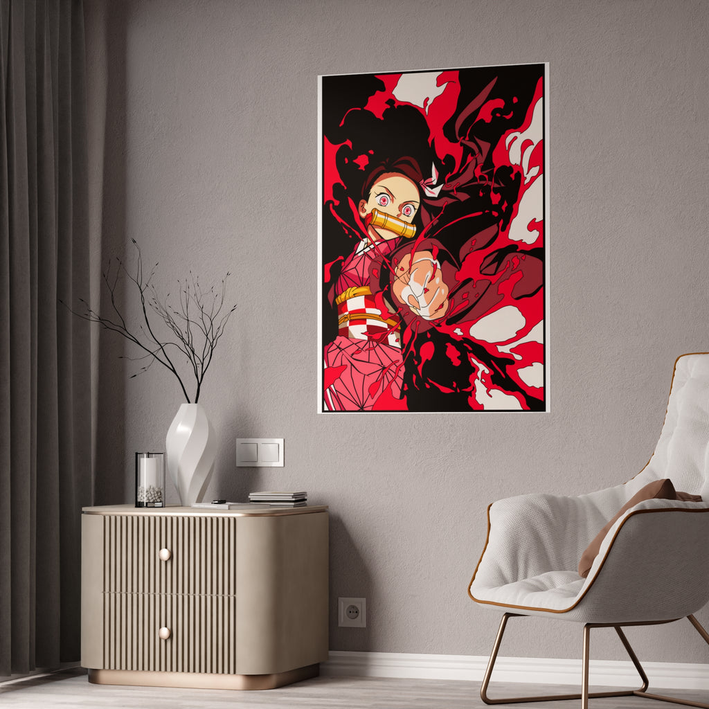 Anime Demon Slayer Poster — Nezuko Kamado Gloss Print