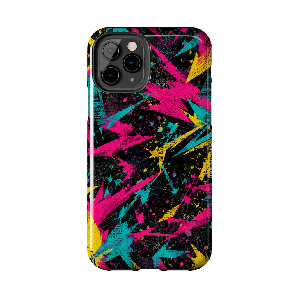 Abstract Neon Splash Tough Phone Case