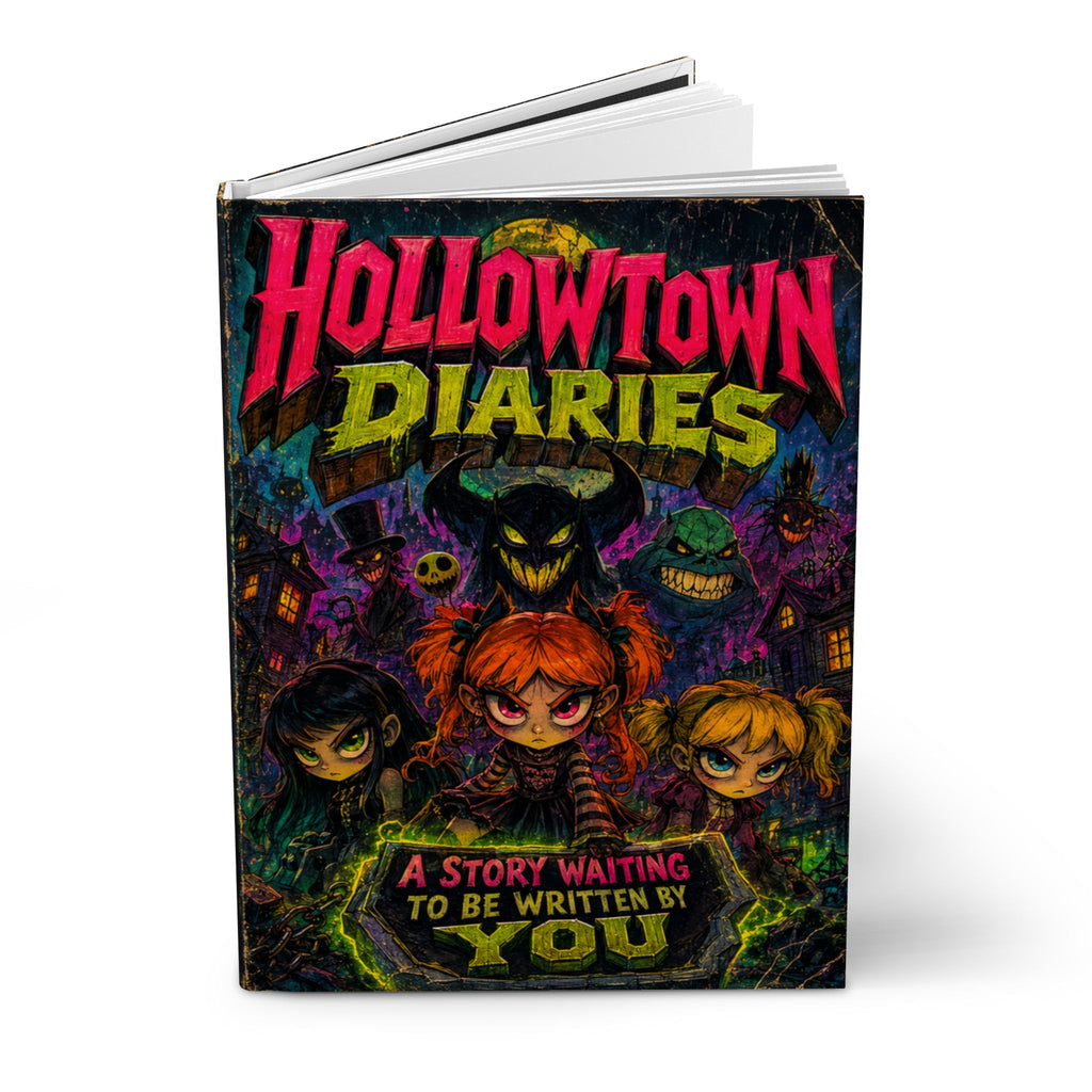 Hollowtown Diaries Hardcover Journal — A Story Waiting to Be Written by You
