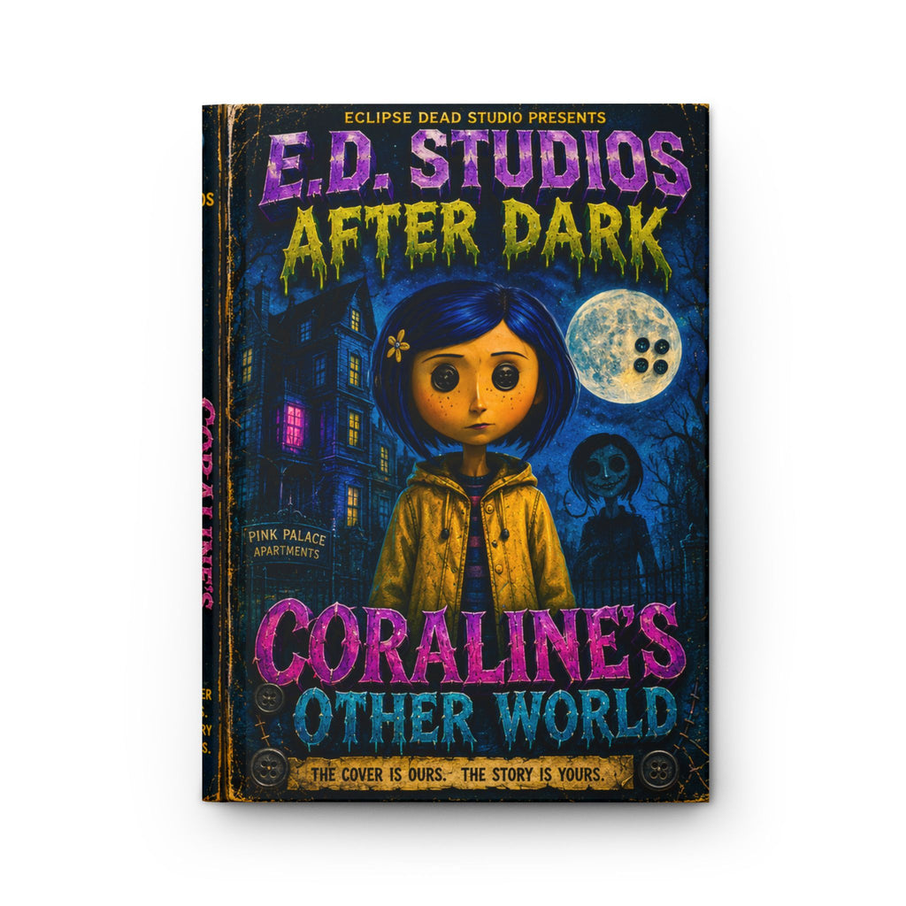 Coraline’s Other World Hardcover Journal — Gothic Storybook Notebook