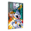 Bunny Cartoon Acrylic Print — Colorful Animated Character Wall Art (French Cleat Hanging)
