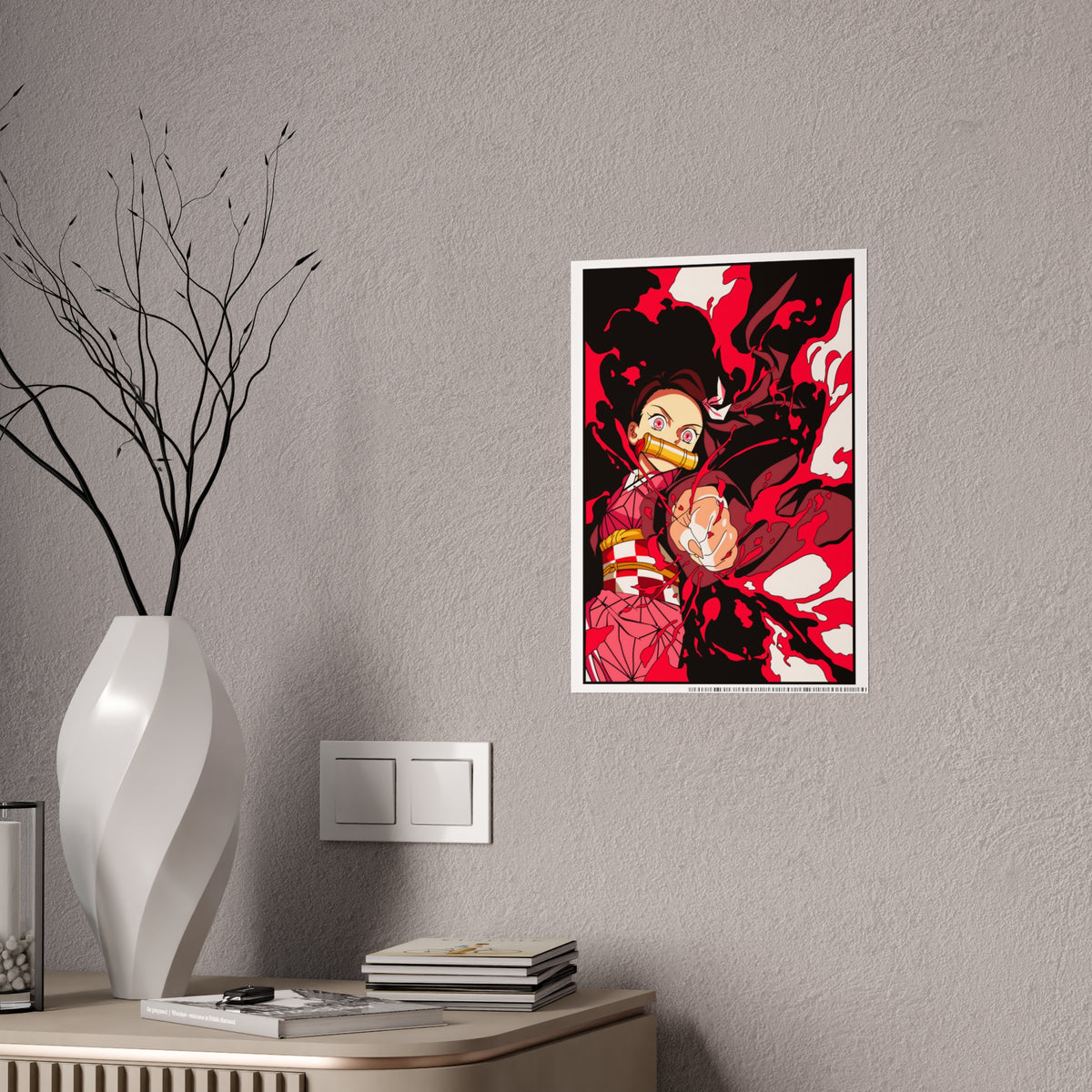 Anime Demon Slayer Poster — Nezuko Kamado Gloss Print