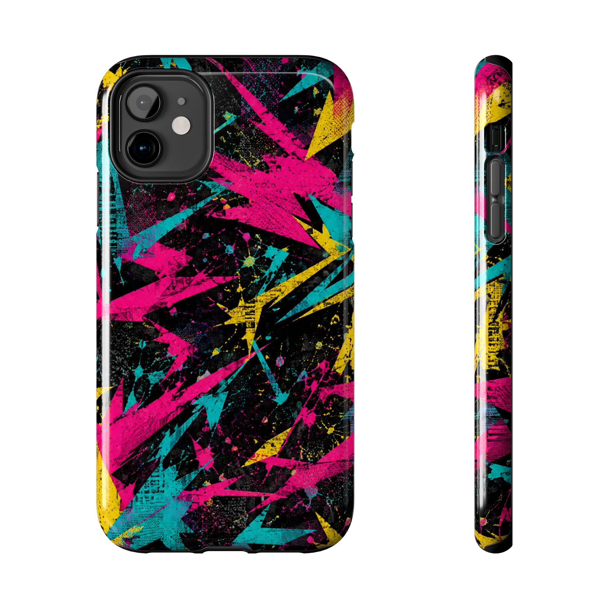 Abstract Neon Splash Tough Phone Case