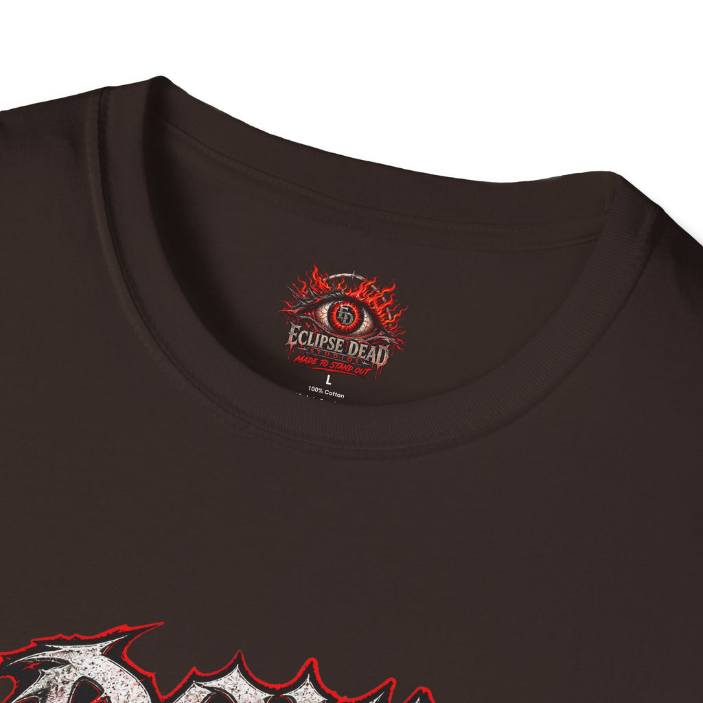 I Don't Forget Graphic T-Shirt — Gothic Middle Finger Skull Design