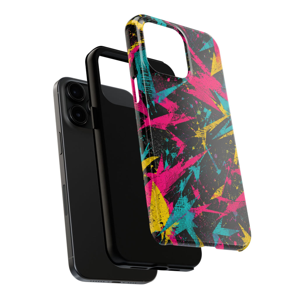 Abstract Neon Splash Tough Phone Case