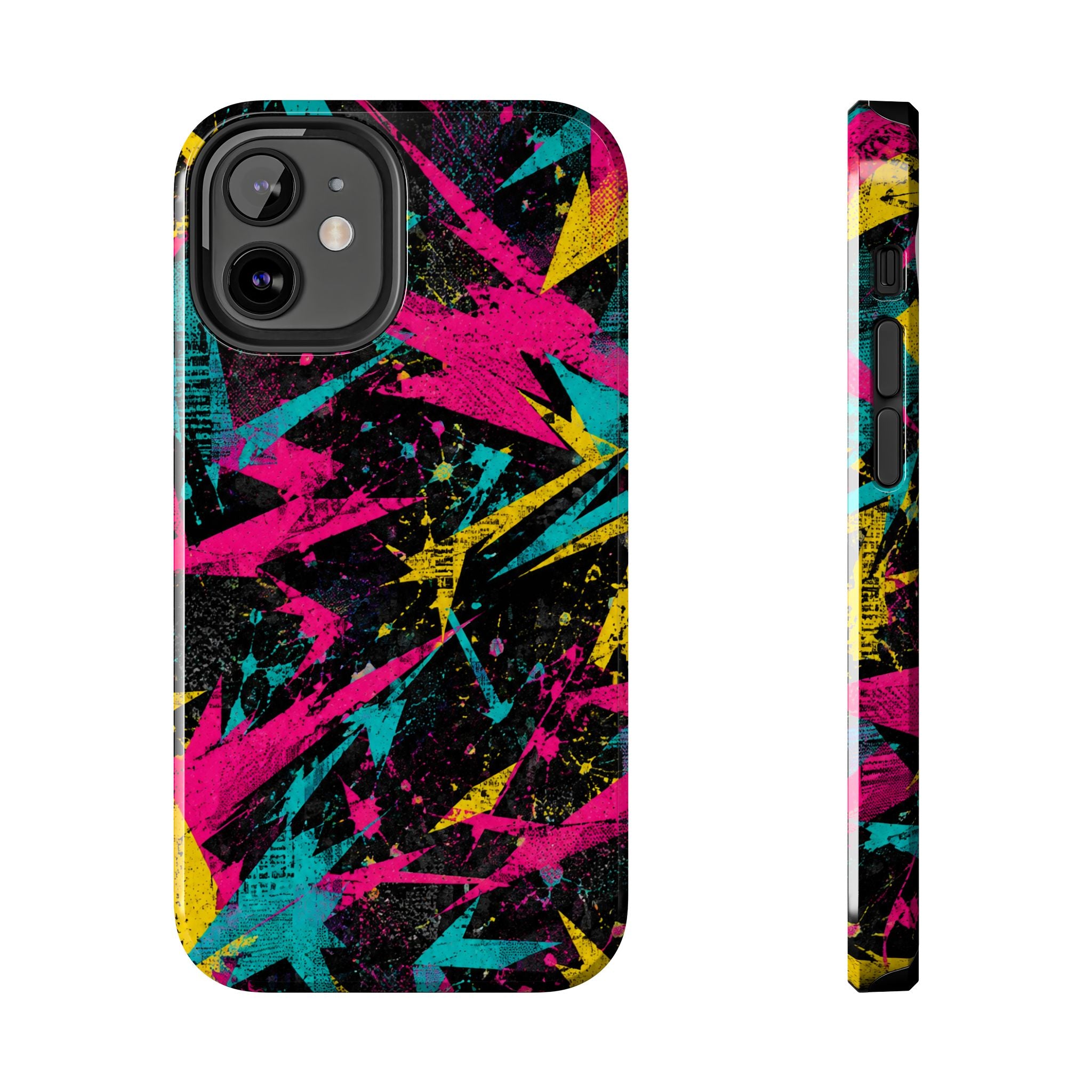 Abstract Neon Splash Tough Phone Case