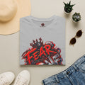 Fear None T-Shirt | Gothic red crown eye horror lettering