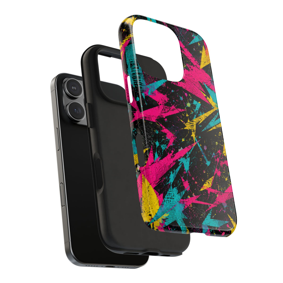 Abstract Neon Splash Tough Phone Case