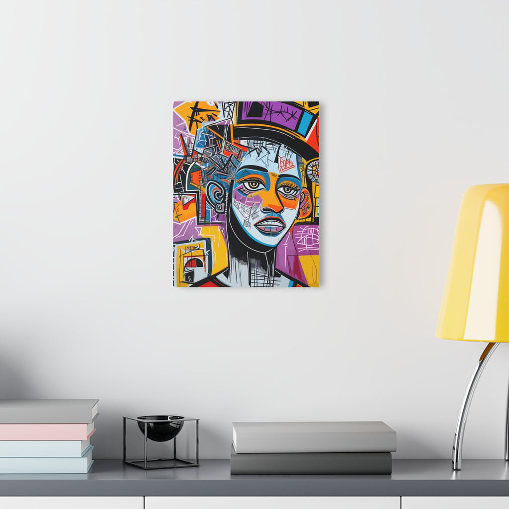 Colorful Urban Portrait Acrylic Print (French Cleat Hanging)