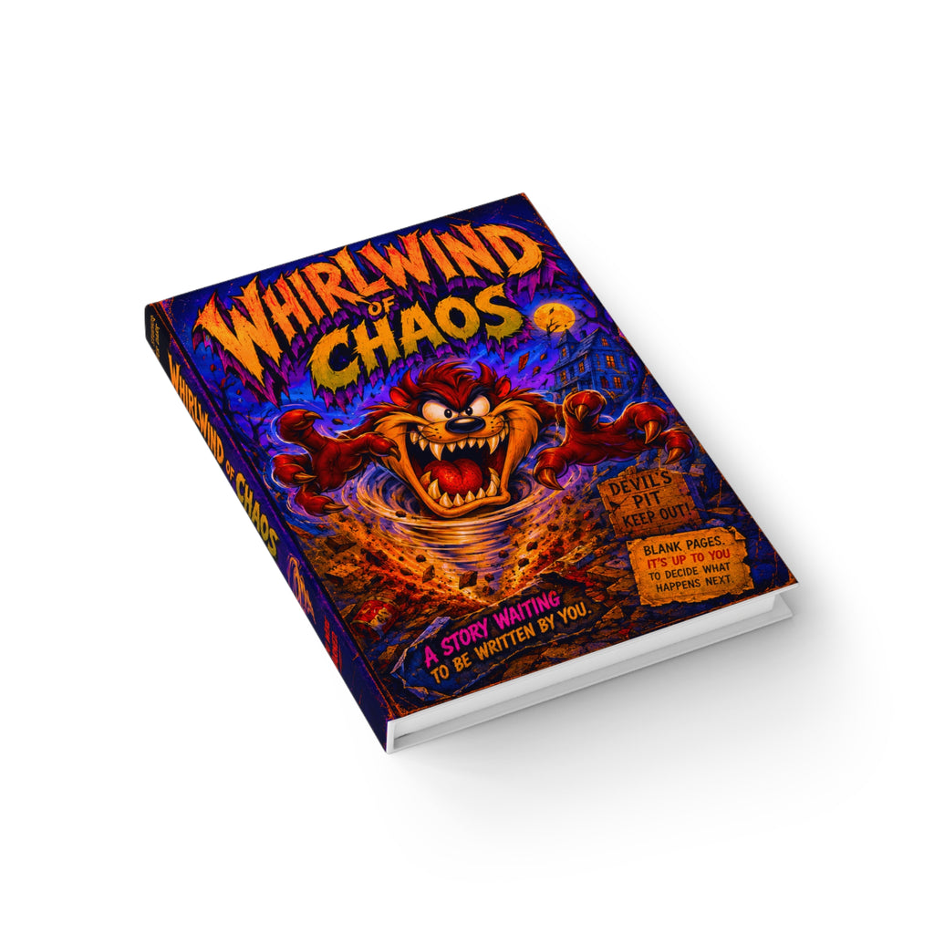'Whirlwind of Chaos' Ruled Lined Notebook