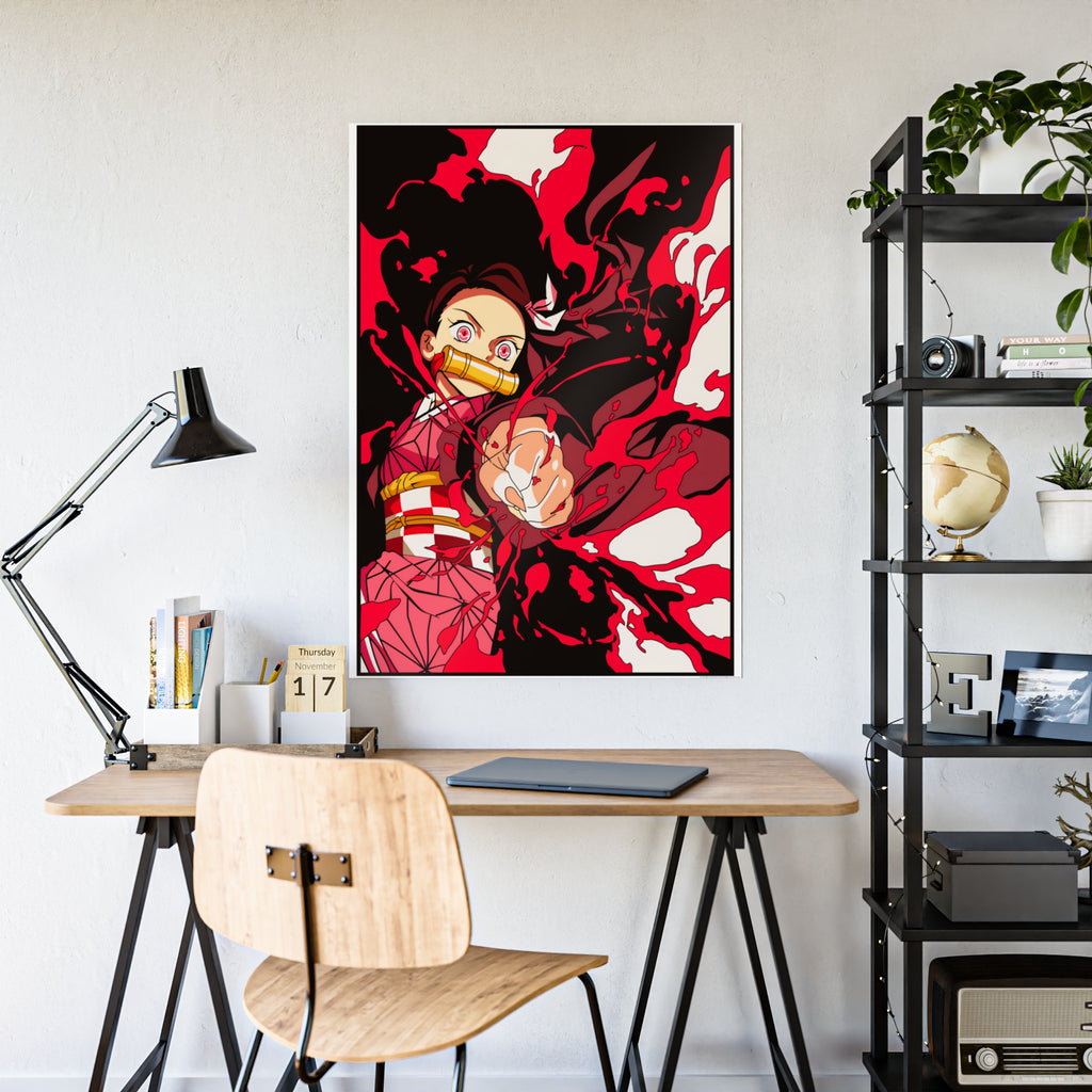 Anime Demon Slayer Poster — Nezuko Kamado Gloss Print