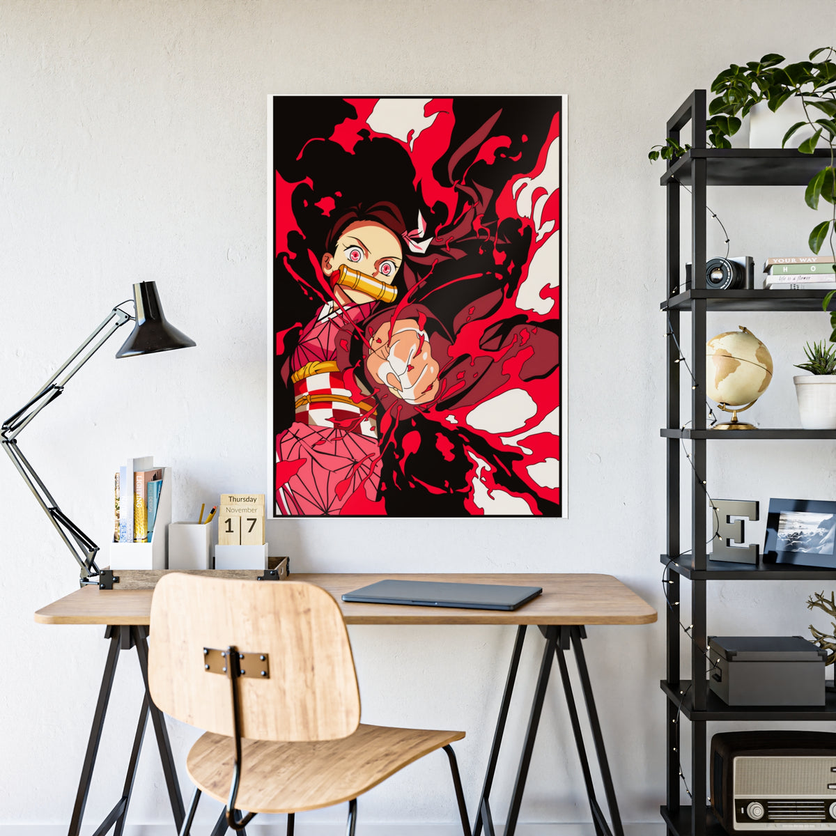 Anime Demon Slayer Poster — Nezuko Kamado Gloss Print