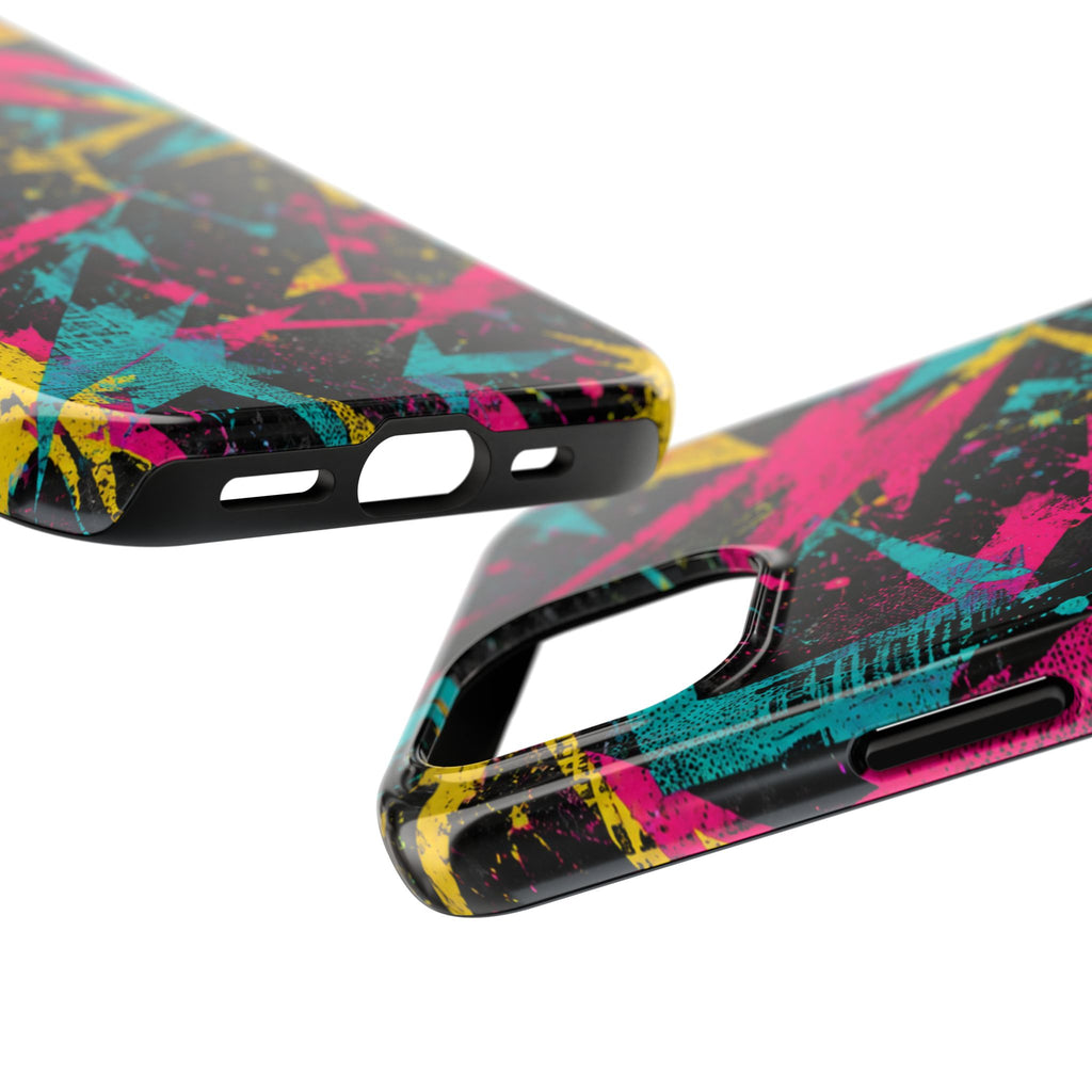 Abstract Neon Splash Tough Phone Case