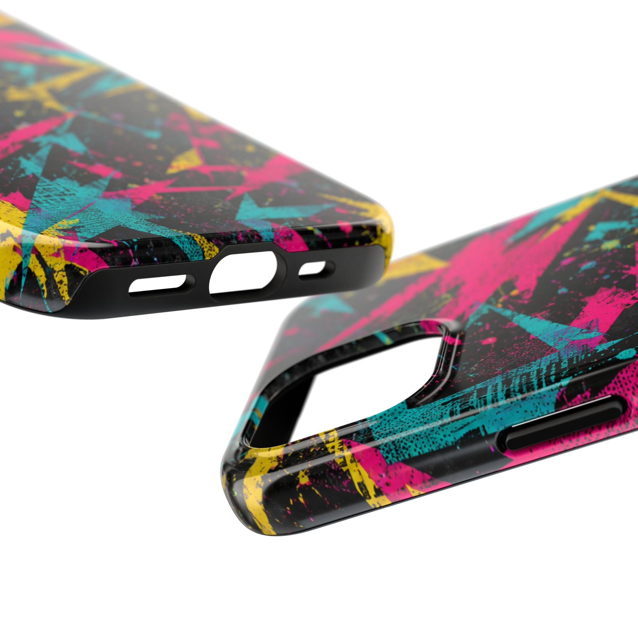 Abstract Neon Splash Tough Phone Case