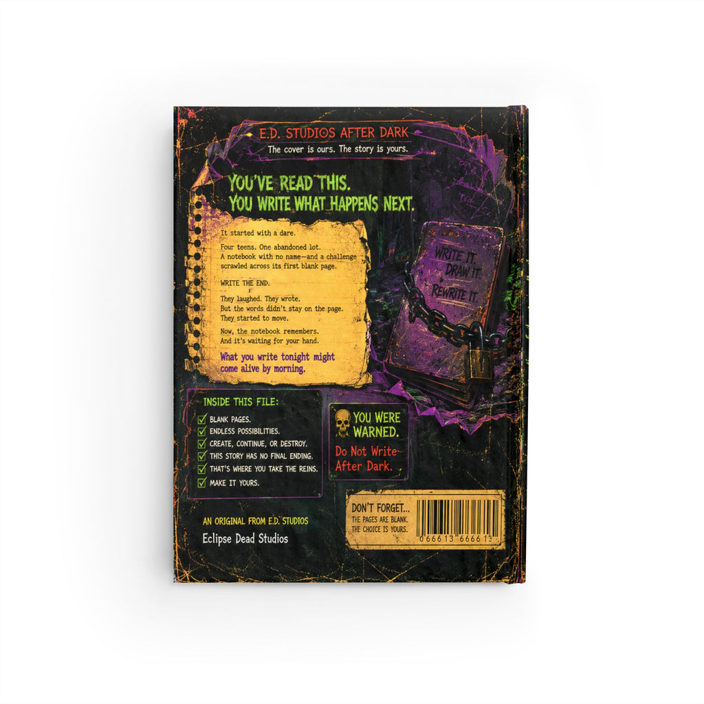 Horror Writer's Journal — The Night Files: The Writer's Dare Ruled Notebook