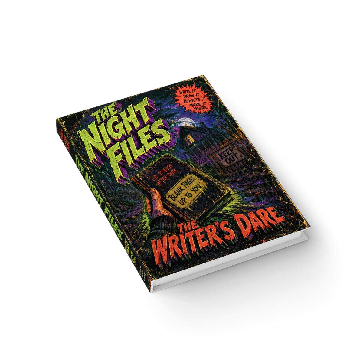 Horror Writer's Journal — The Night Files: The Writer's Dare Ruled Notebook