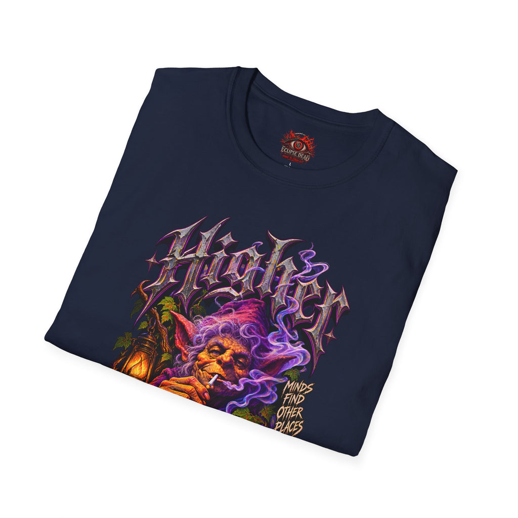 "Higher" Psychedelic Wizard T-Shirt Mystic Smoke