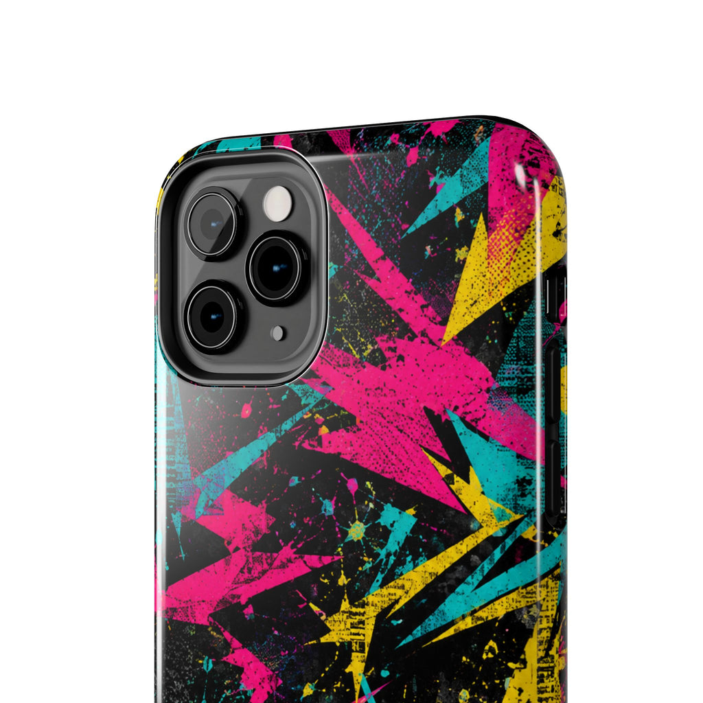 Abstract Neon Splash Tough Phone Case