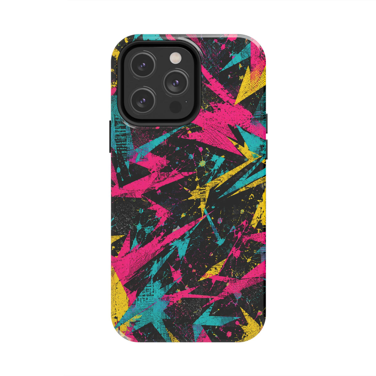 Abstract Neon Splash Tough Phone Case