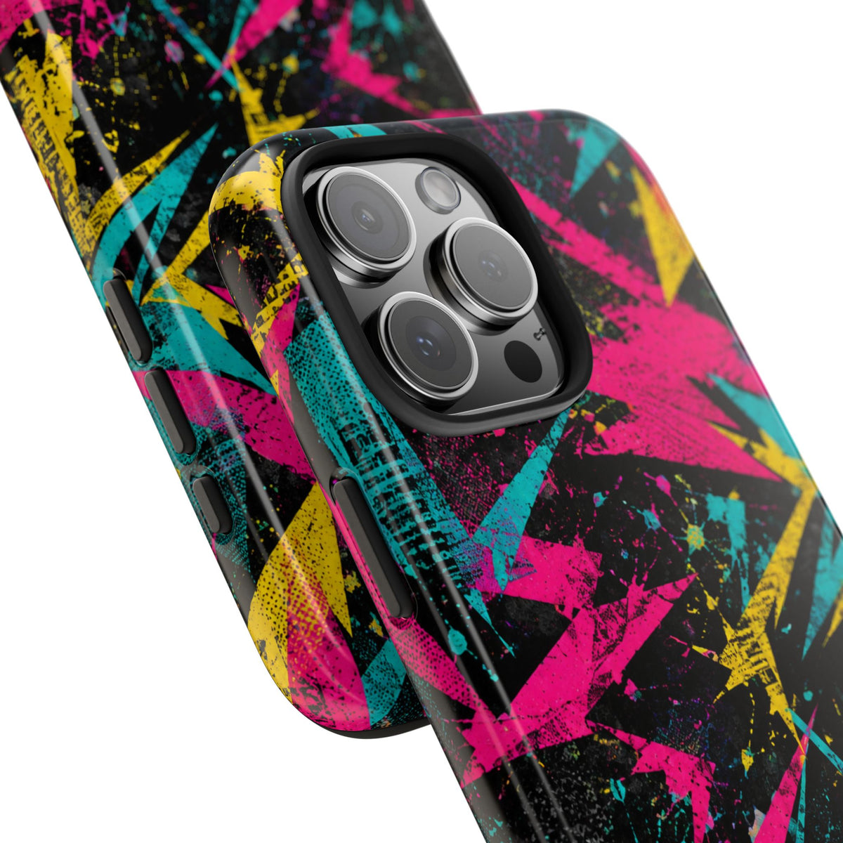 Abstract Neon Splash Tough Phone Case