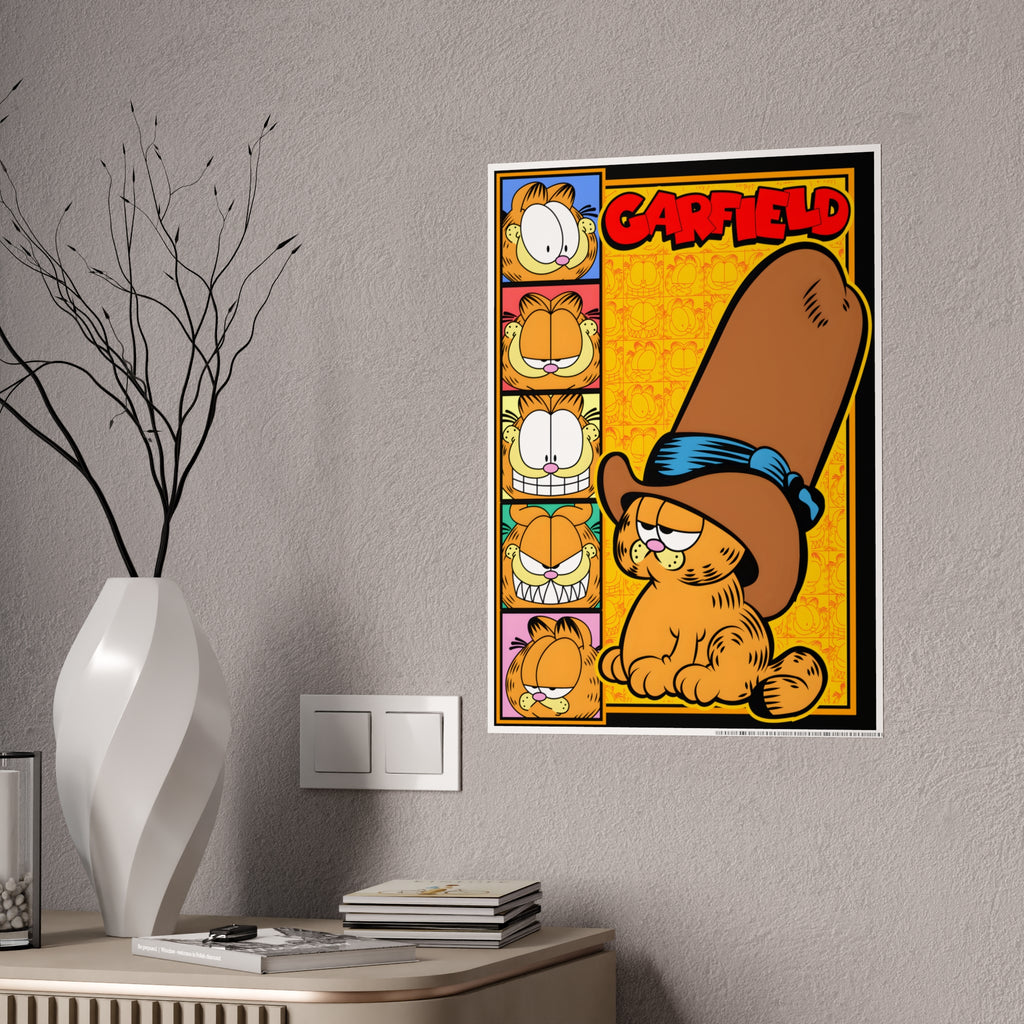 Poster — Garfield Retro Pop Art Gloss Poster