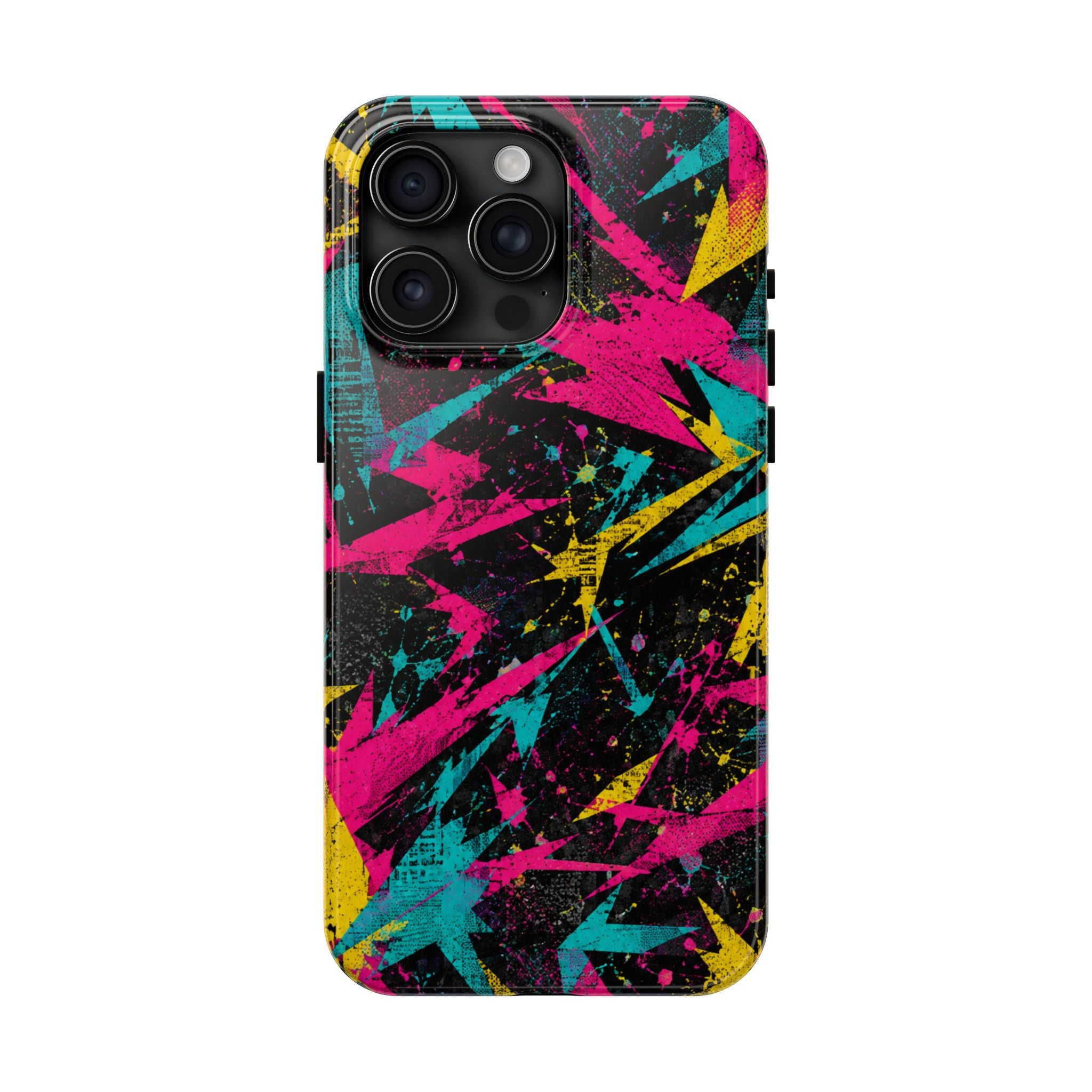 Abstract Neon Splash Tough Phone Case